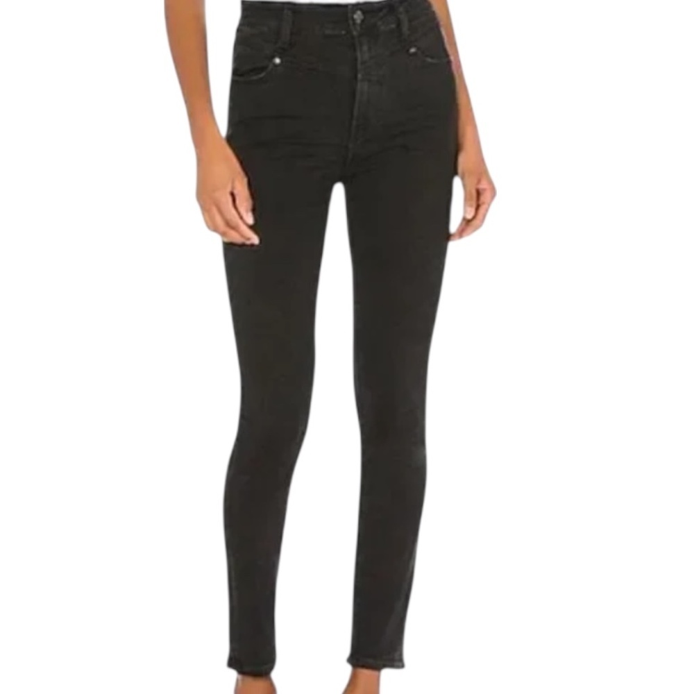 PAIGE Margot Super High Rise Ankle Skinny Jeans Midnight Star Size 24 NWT